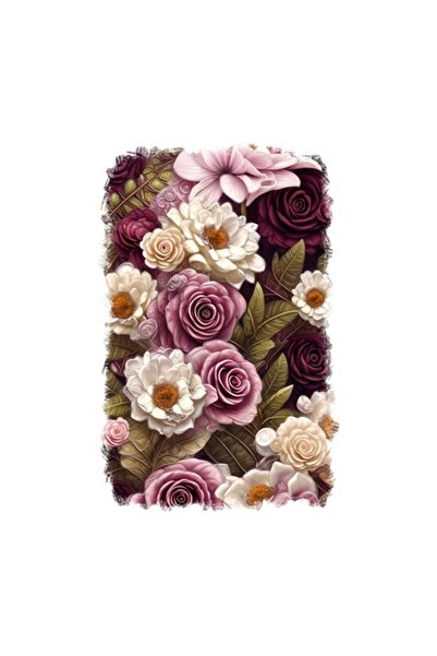 OEM Autocolant decorativ, flori, multicolor, 85 cm