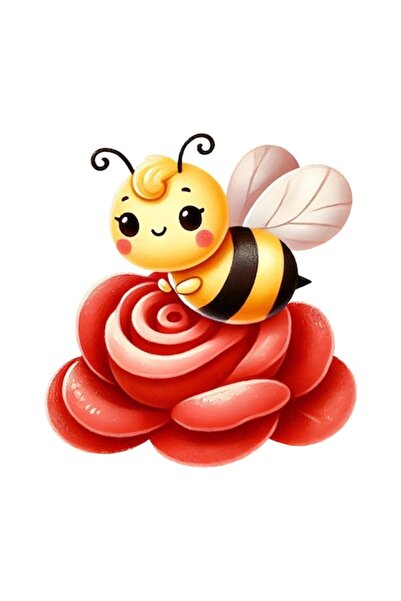 OEM Autocolant decorativ, albină, galben