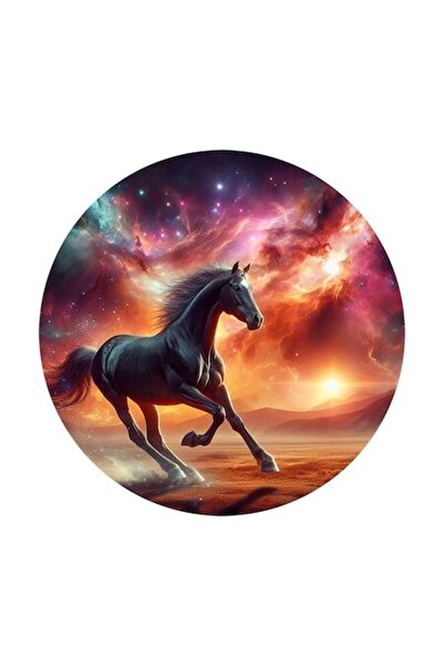 OEM Διακοσμητικό αυτοκόλλητο, Άλογο, Πολύχρωμο