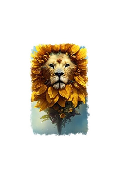 OEM Διακοσμητικό αυτοκόλλητο, Λιοντάρι του Ήλιου, Κίτρινο, 85 εκ.