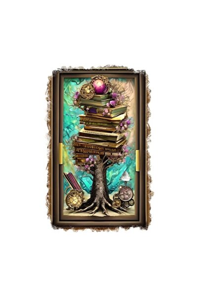 OEM Autocolant decorativ Copacul Vieții, maro, 85 cm