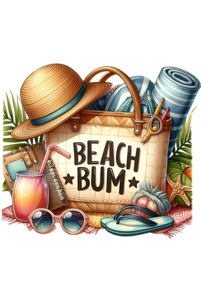 OEM Autocolant decorativ, geantă de plajă, 69 cm