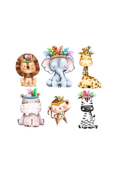 OEM Funny Animals Tribal Decorative Sticker