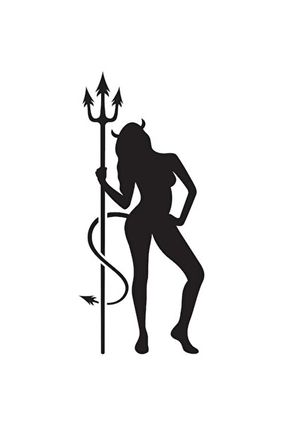 OEM Autocolant decorativ, femeie, 90 cm