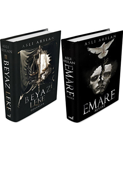 İndigo Kitap Beyaz Leke 2 Özgürlük Ciltli ve Emare Maske Ciltli (Aslı Arslan)...