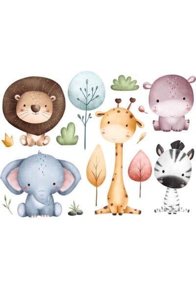 OEM Autocolant decorativ cu animale drăguțe