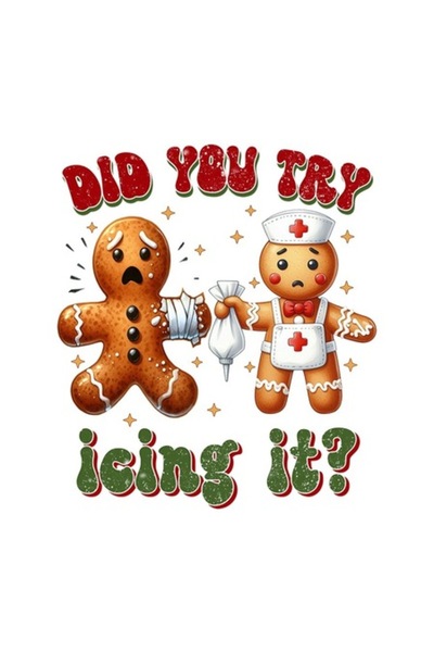 OEM Διακοσμητικό αυτοκόλλητο, Χριστούγεννα, Μπισκότο, Πολύχρωμο