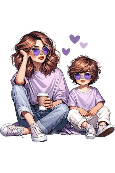 OEM Decorative Sticker, Mother and Child