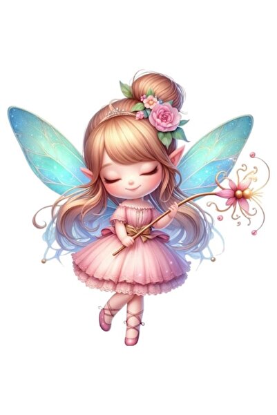 OEM Decorative Sticker, Fairy, Pink
