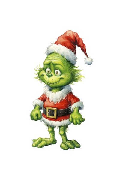 OEM Decorative Sticker, Christmas Gnome, Green