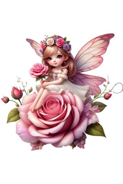 OEM Decorative Sticker, Fairy, Pink
