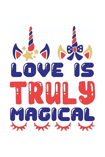 OEM Декоративен стикер, Любовта е наистина вълшебна