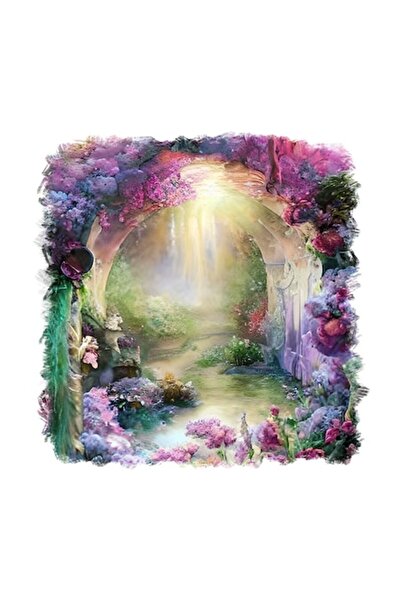 OEM Autocolant decorativ, natură, violet, 55 cm
