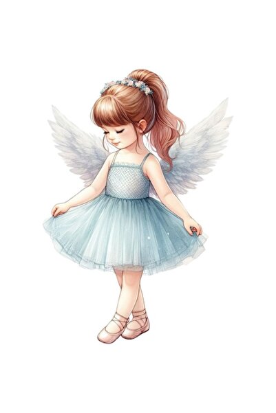 OEM Autocolant decorativ, balerină, gri