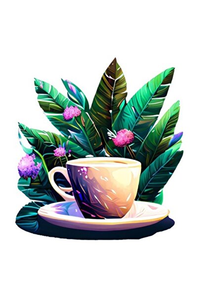 OEM Διακοσμητικό αυτοκόλλητο για φλιτζάνι καφέ