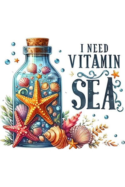 OEM Διακοσμητικό αυτοκόλλητο, ποτήρι με κοχύλια