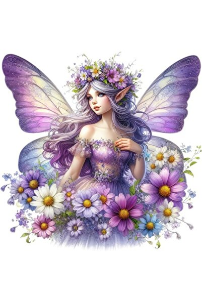 OEM Autocolant decorativ, Zână, Mov