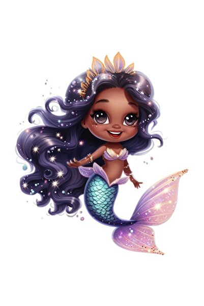 OEM Autocolant decorativ, sirenă, violet