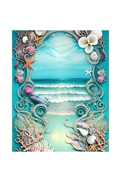 OEM Autocolant decorativ, Ocean, Albastru, 75 cm