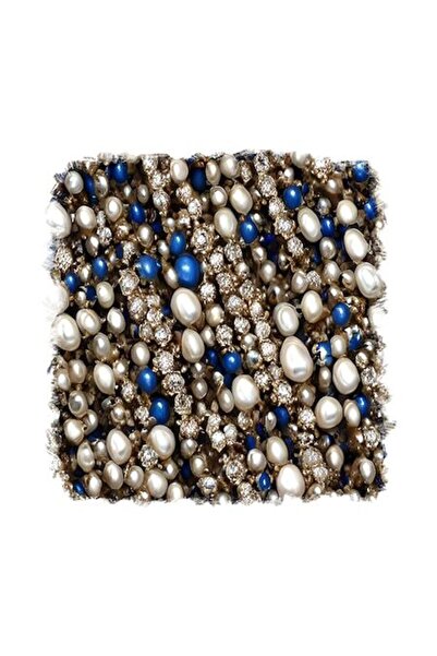 OEM Διακοσμητικό αυτοκόλλητο, πέρλες, λευκό, 55 εκ.