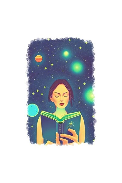 OEM Autocolant decorativ, Povestea Galaxiei, Albastru, 85 cm