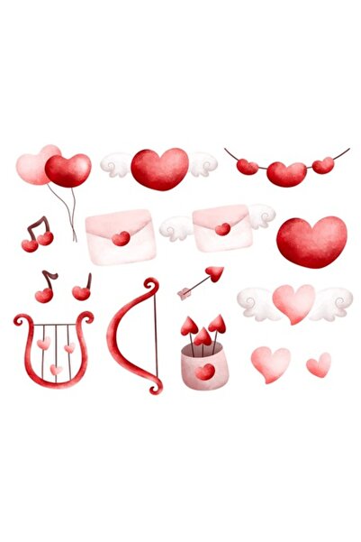 OEM Decorative Sticker, Hearts