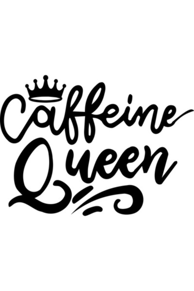 OEM Autocolant decorativ Caffine Queen