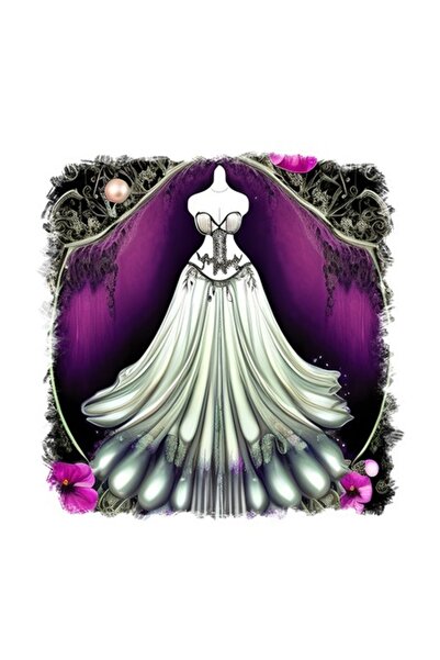 OEM Decorative Sticker, Clothing, Purple, 55 cm