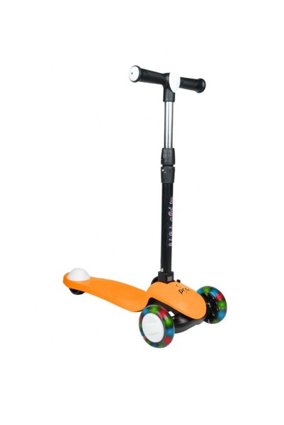 mavi su dünyası Pro Scooter for Ages 3+ with Orange Lights and 50 kg Carrying...