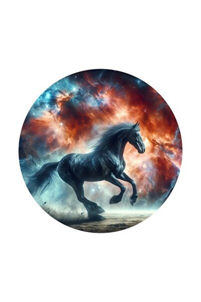 OEM Διακοσμητικό αυτοκόλλητο, Άλογο, Πολύχρωμο