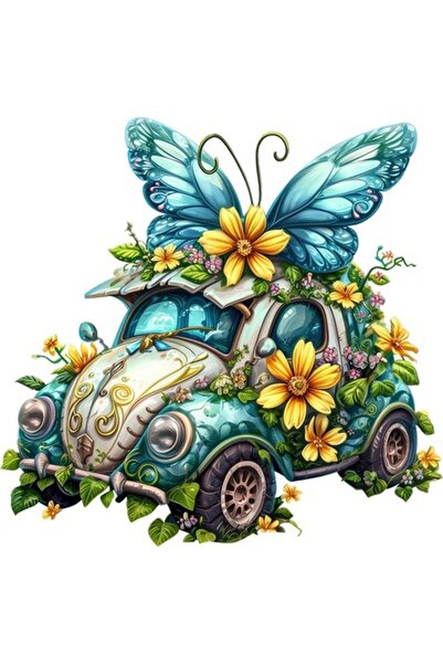 OEM Διακοσμητικό αυτοκόλλητο, αυτοκίνητο, τυρκουάζ