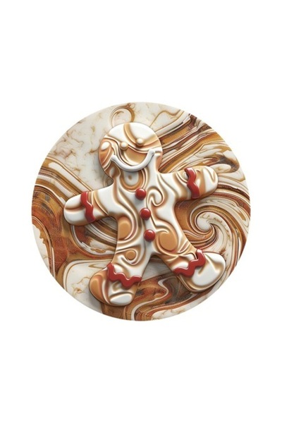 OEM Διακοσμητικό αυτοκόλλητο, Χριστούγεννα, Μπισκότο, Πολύχρωμο