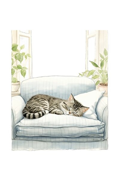 OEM Διακοσμητικό αυτοκόλλητο, Γάτα, 73 εκ.