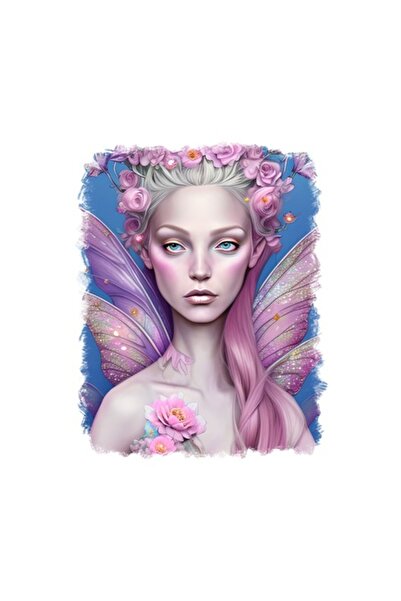 OEM Decorative Sticker, Fairy, Pink, 70 cm