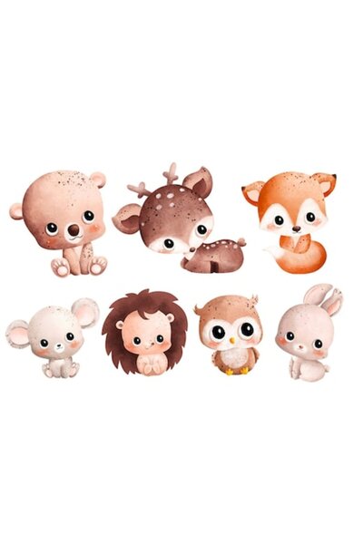 OEM Cute Animals Decorative Sticker, Rabbit, Mouse