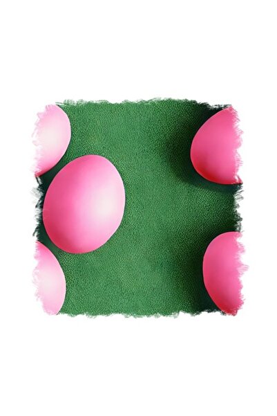 OEM Διακοσμητικό αυτοκόλλητο, αυγά, ροζ, 55 εκ.