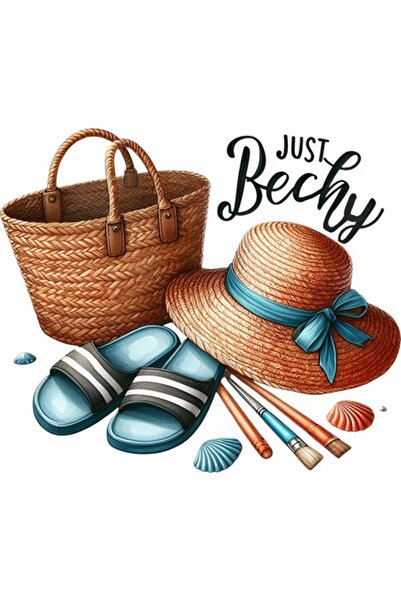 OEM Autocolant decorativ, geantă de plajă, 67 cm