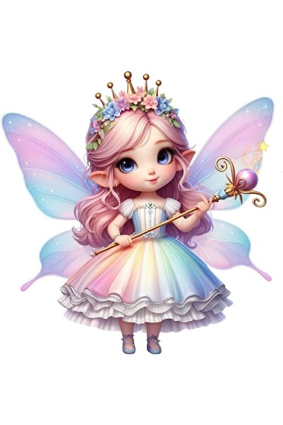 OEM Autocolant decorativ, Zână, Turcoaz