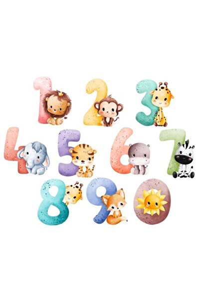 OEM Autocolant decorativ, numere de animale