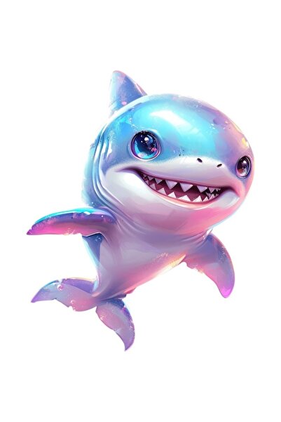 OEM Autocolant decorativ, rechin, albastru