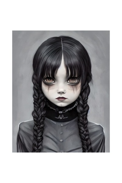 OEM Διακοσμητικό αυτοκόλλητο, Τετάρτη, Μαύρο, 75 εκ.