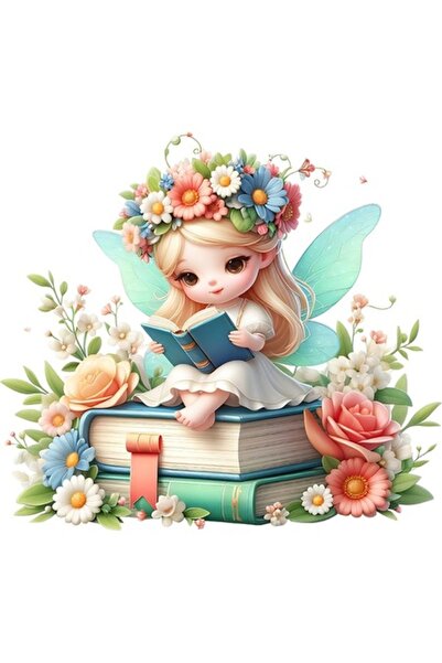 OEM Autocolant decorativ, Zână, Turcoaz