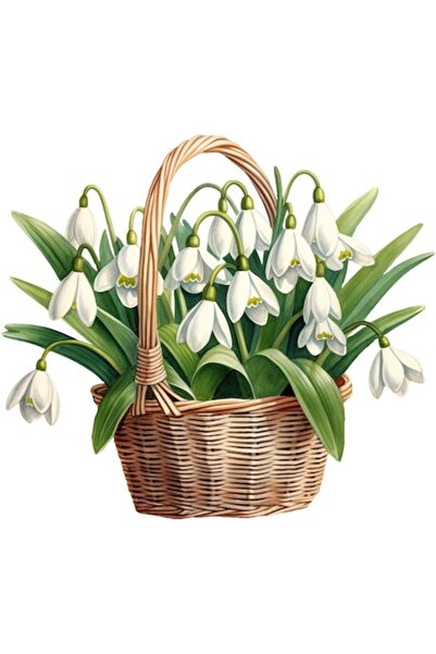 OEM Autocolant decorativ, ghiocei, alb