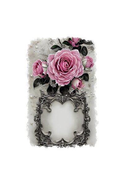 OEM Διακοσμητικό αυτοκόλλητο, τριαντάφυλλο