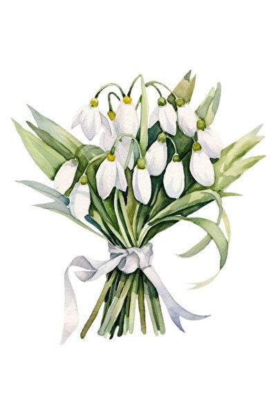 OEM Autocolant decorativ, ghiocei, verde