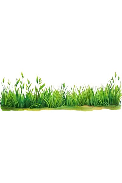 OEM Autocolant decorativ, iarbă, verde, 90 cm