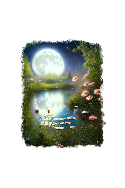 OEM Διακοσμητικό αυτοκόλλητο, Τοπίο, Πράσινο, 55 εκ.