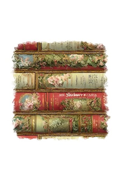 OEM Autocolant decorativ, Cărți, Auriu, 55 cm