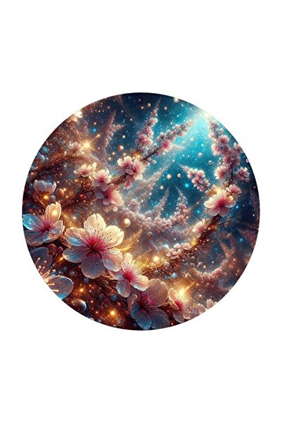 OEM Autocolant decorativ, floare de cireș, multicolor