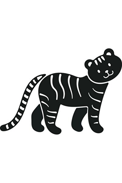 OEM Διακοσμητικό αυτοκόλλητο, Γάτα, Μαύρο, 84 εκ.